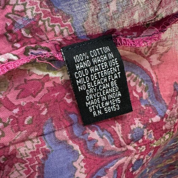 Jen's Pirate Booty Orwell Bohemian Floral Mini Dress Womens L Bell Sleeve Fairy - Picture 12 of 12